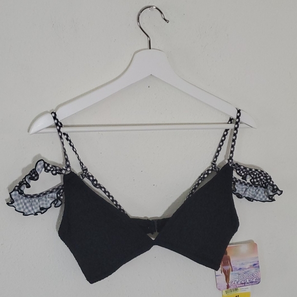 🆕️ Coco Rave Tegan Strappy Ruffle Bikini Top - Picture 15 of 16